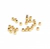 356 Kulki zaciskowe stal 1,9mm chirurgiczna złote otwór 1mm 20sztuk zaciski 